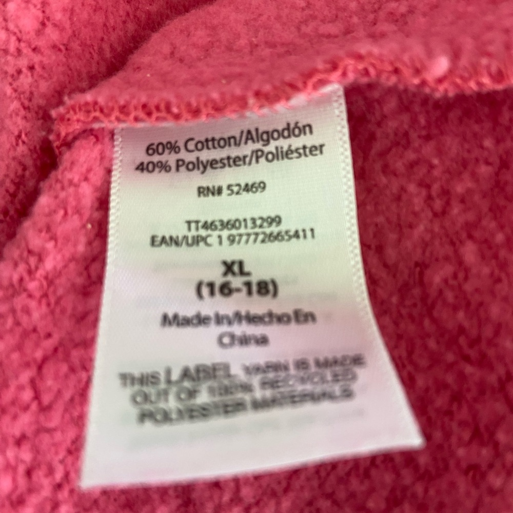Time and Tru Pink "Have a Holly Dolly Christmas" Holiday Sweatshirt - Picture 3 of 4